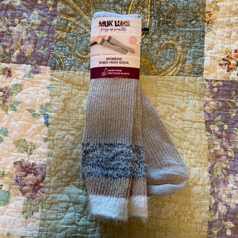 Muk Luks knee high socks